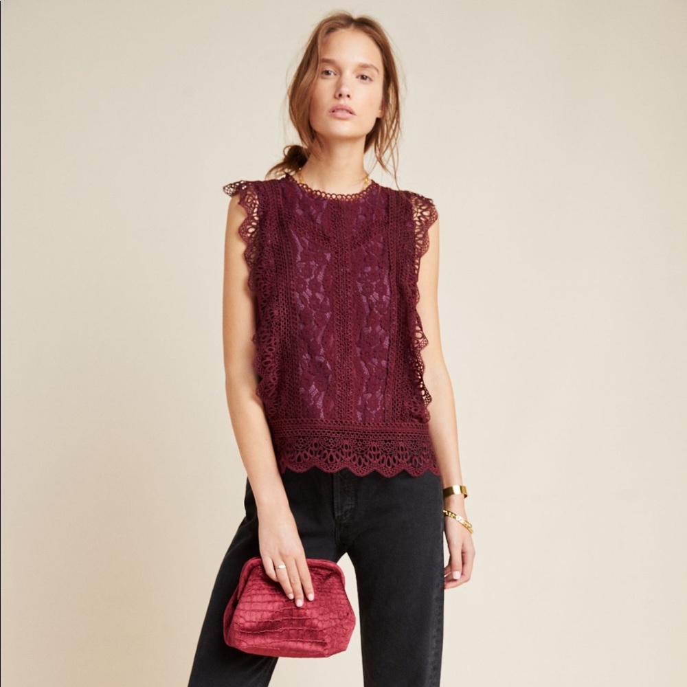 Anthropologie Sydney Lace Blouse